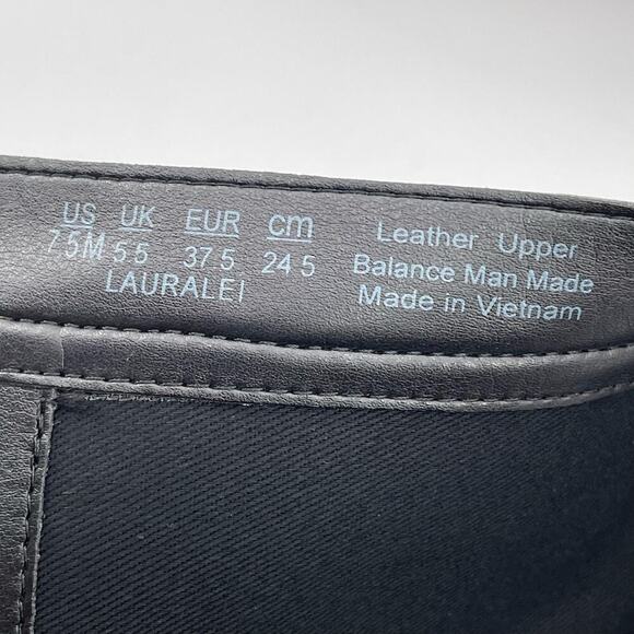 Franco Sarto Lauralei Black Leather Upper Tall Boots Size 7.5M NWOB - Picture 9 of 9